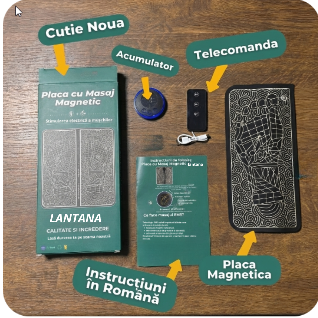 Aparat de masaj EMS pentru tălpi